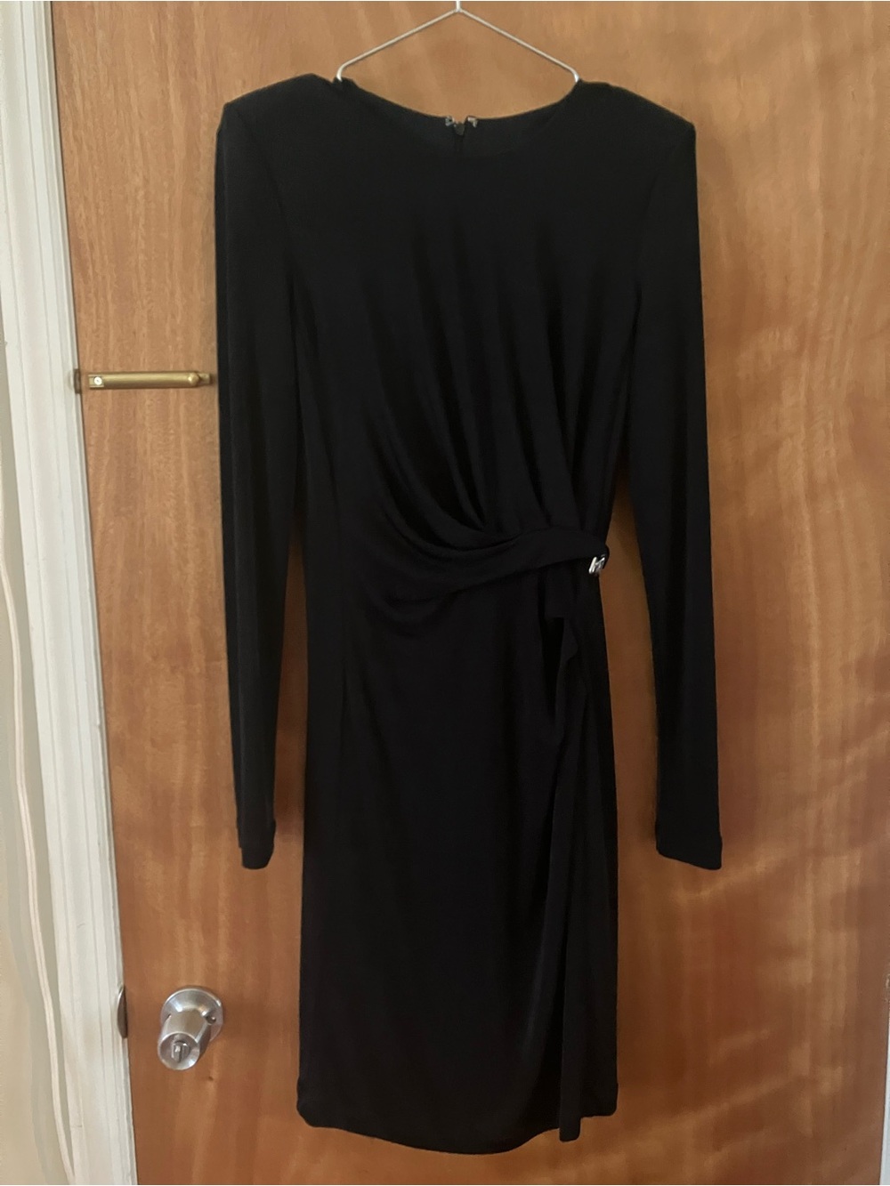 NWT Just Cavalli Little Black Dress Long Sleeve Size 44 Large